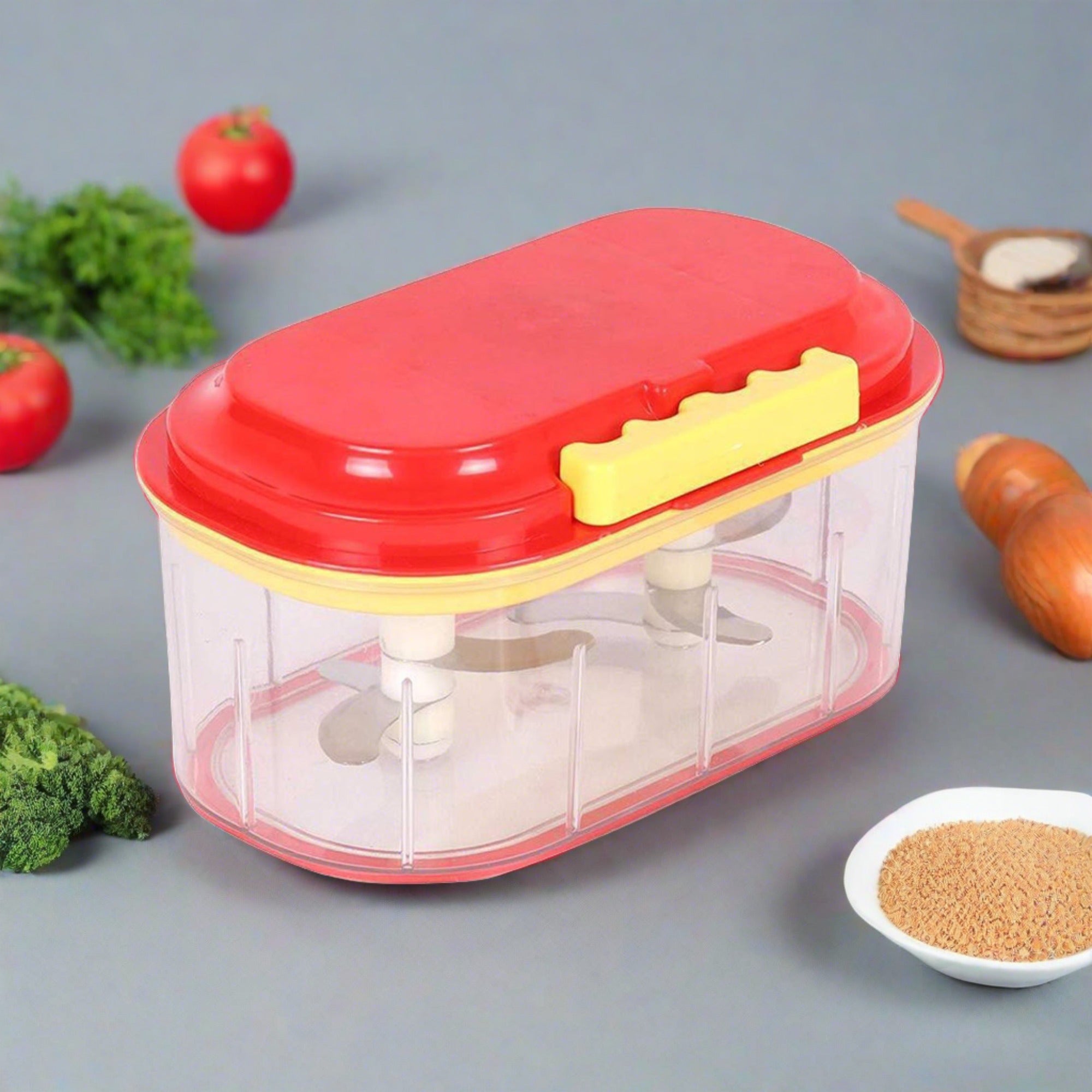 1000ml plastic vegetable chopper. 1000ml plastic vegetable chopper.